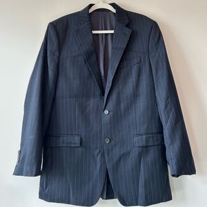 Ralph Lauren Navy Pinstripe Men’s Suit Jacket